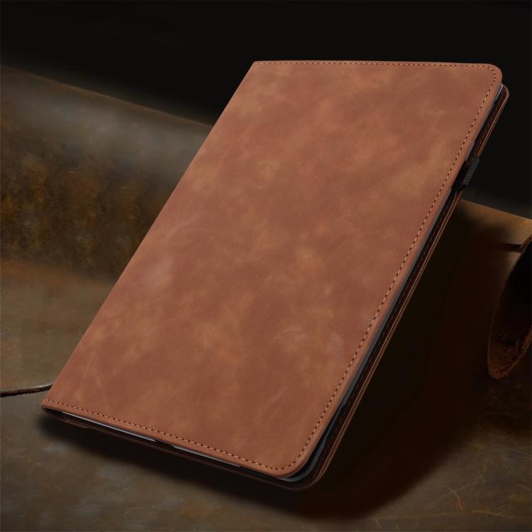For Samsung Galaxy Tab A 10.1 2019 Solid Color Rotation Holder Leather Tablet Case
