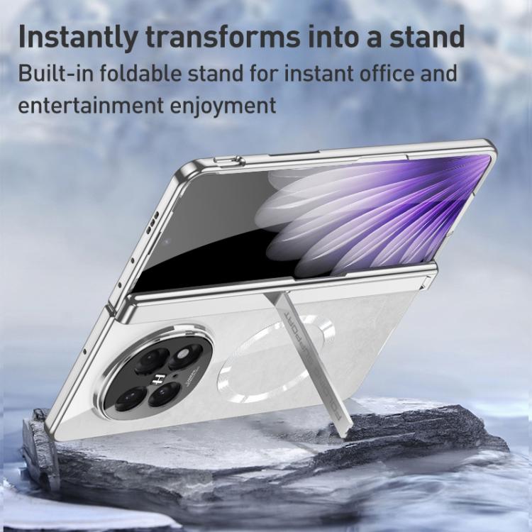 For OPPO Find N5 GKK Magnetic Fold Hinge Side Holder Magsafe Integrated Phone Case