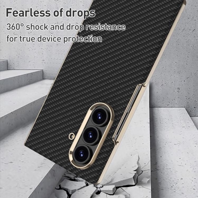 For Samsung Galaxy Z Fold7 5G GKK Integrated Plating Leather Phone Case