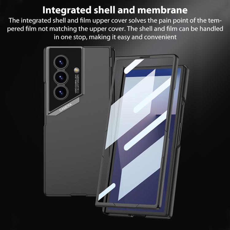 For Samsung Galaxy Z Fold7 5G GKK Integrated Raptor Magnetic Folding Hinge Phone Case