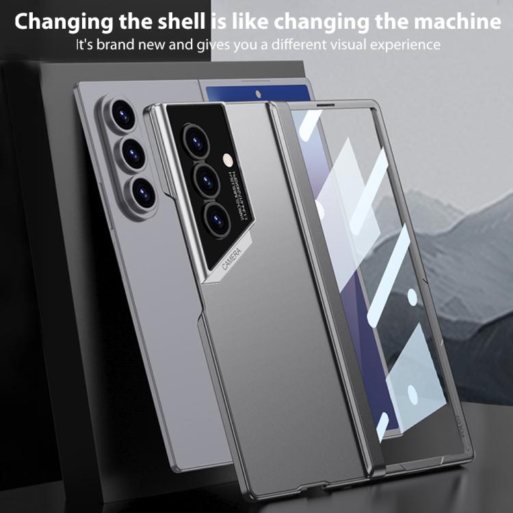 For Samsung Galaxy Z Fold7 5G GKK Integrated Raptor Magnetic Folding Hinge Phone Case