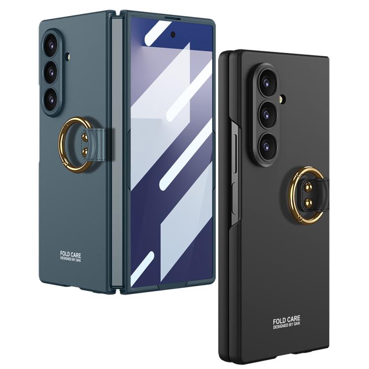 For Samsung Galaxy Z Fold7 5G GKK Integrated Ultra-thin PC Full Coverage Phone Case with Ring Holder