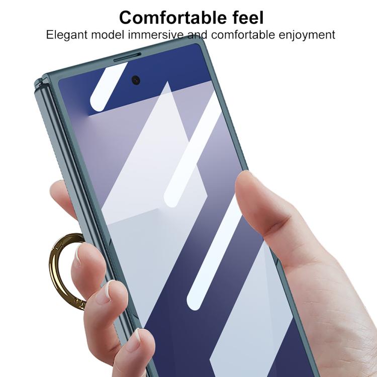 For Samsung Galaxy Z Fold7 5G GKK Integrated Ultra-thin PC Full Coverage Phone Case with Ring Holder