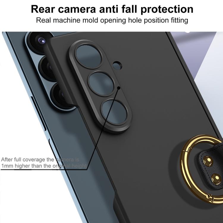 For Samsung Galaxy Z Fold7 5G GKK Integrated Ultra-thin PC Full Coverage Phone Case with Ring Holder