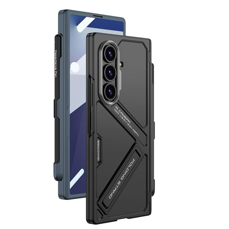 For Samsung Galaxy Z Fold7 5G GKK Integrated Magnetic Folding Hinge Vision Phone Case with Pen