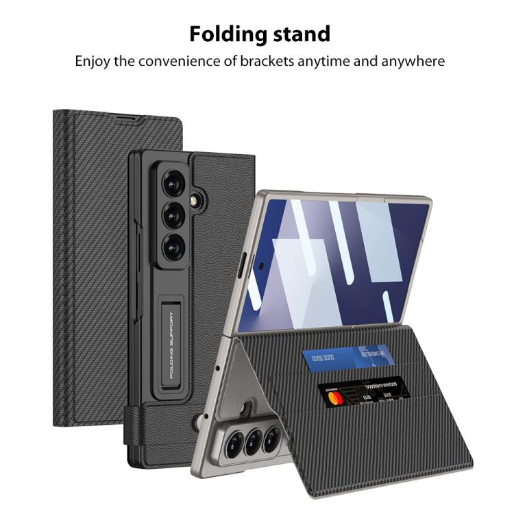 For Samsung Galaxy Z Fold7 5G GKK Integrated Flip Wallet Leather Phone Case