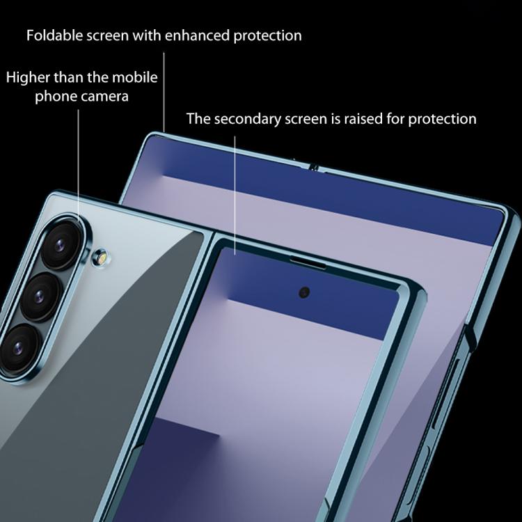 For Samsung Galaxy Z Fold7 5G GKK Phantom Electroplating Folding Full Coverage Phone Case