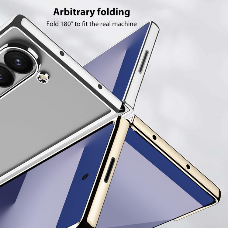 For Samsung Galaxy Z Fold7 5G GKK Phantom Electroplating Folding Full Coverage Phone Case