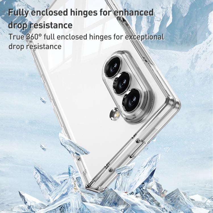 For Samsung Galaxy Z Fold7 5G GKK Integrated Thin Magsafe PC Magnetic Folding Hinge Phone Case