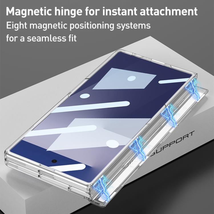 For Samsung Galaxy Z Fold7 5G GKK Integrated Thin Magsafe PC Magnetic Folding Hinge Phone Case