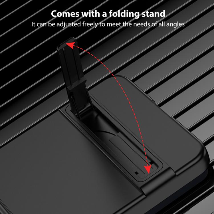 For Samsung Galaxy Z Flip7 5G GKK Integrated Magnetic Triumph Ultra-thin Full Coverage Phone Case with Holder