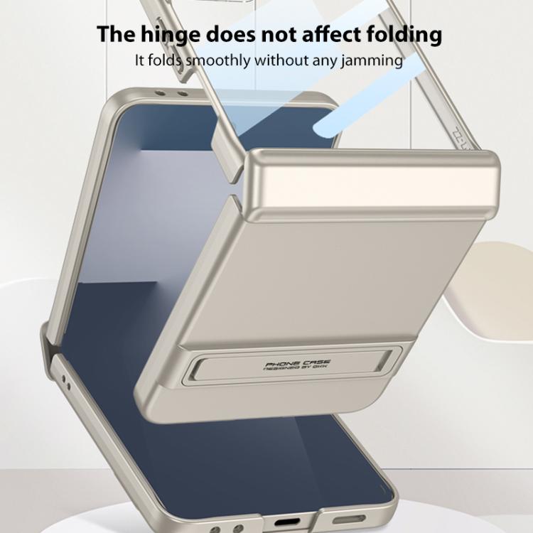 For Samsung Galaxy Z Flip7 5G GKK Integrated Magnetic Triumph Ultra-thin Full Coverage Phone Case with Holder