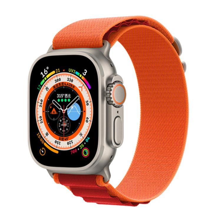 For Apple Watch Series 40mm Buckle Loop Nylon Watch Band with 3D Curved Film