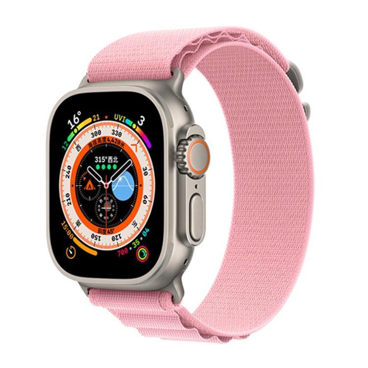 For Apple Watch Series 40mm Buckle Loop Nylon Watch Band with 3D Curved Film