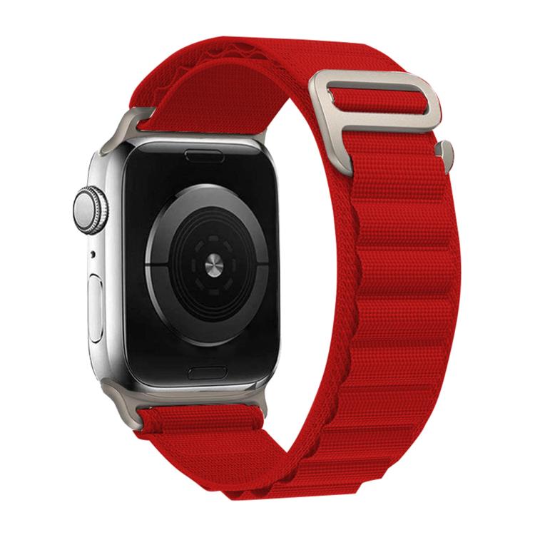 For Apple Watch Series 40mm Buckle Loop Nylon Watch Band with 3D Curved Film