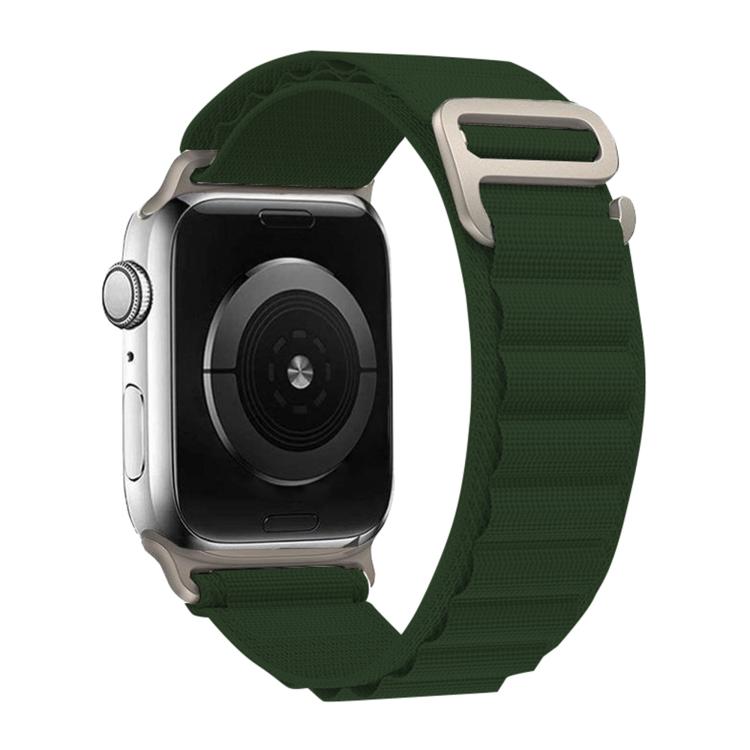 For Apple Watch Series 40mm Buckle Loop Nylon Watch Band with 3D Curved Film