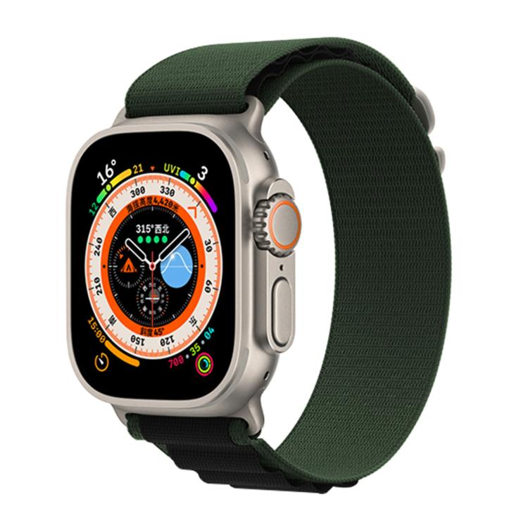 For Apple Watch Series 40mm Buckle Loop Nylon Watch Band with 3D Curved Film