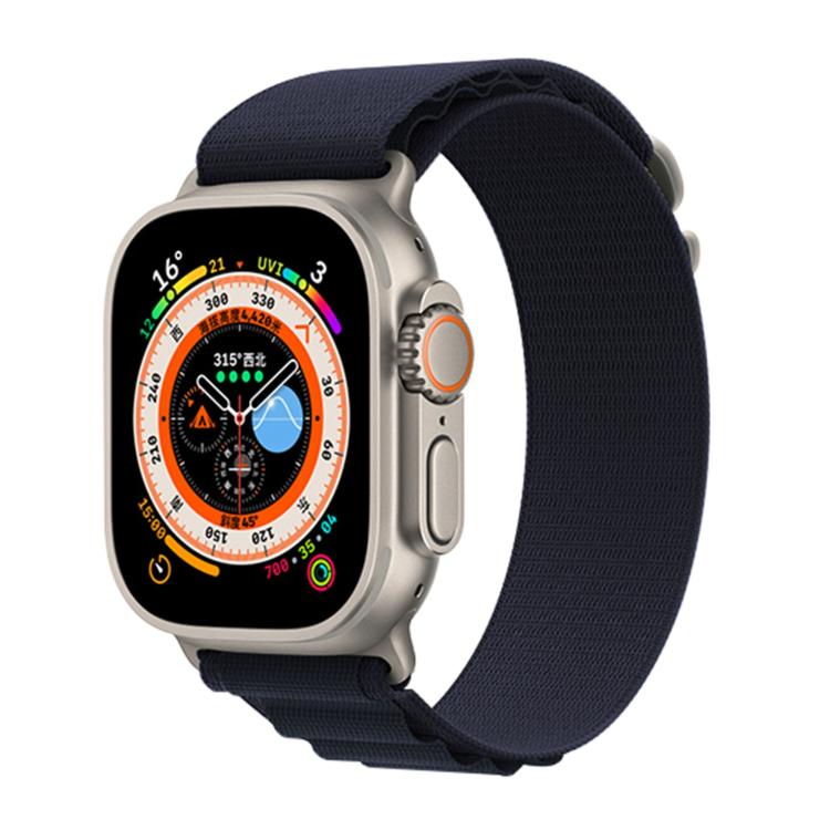 For Apple Watch Series 40mm Buckle Loop Nylon Watch Band with 3D Curved Film