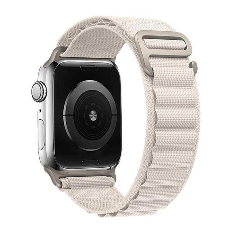For Apple Watch Series 40mm Buckle Loop Nylon Watch Band with 3D Curved Film