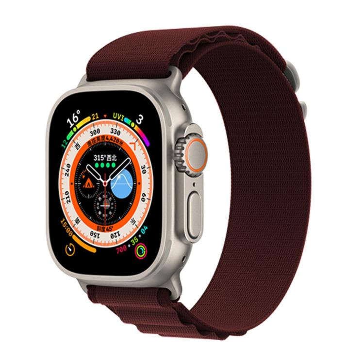 For Apple Watch Series 40mm Buckle Loop Nylon Watch Band with 3D Curved Film