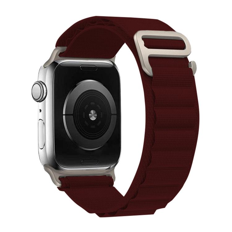 For Apple Watch Series 40mm Buckle Loop Nylon Watch Band with 3D Curved Film