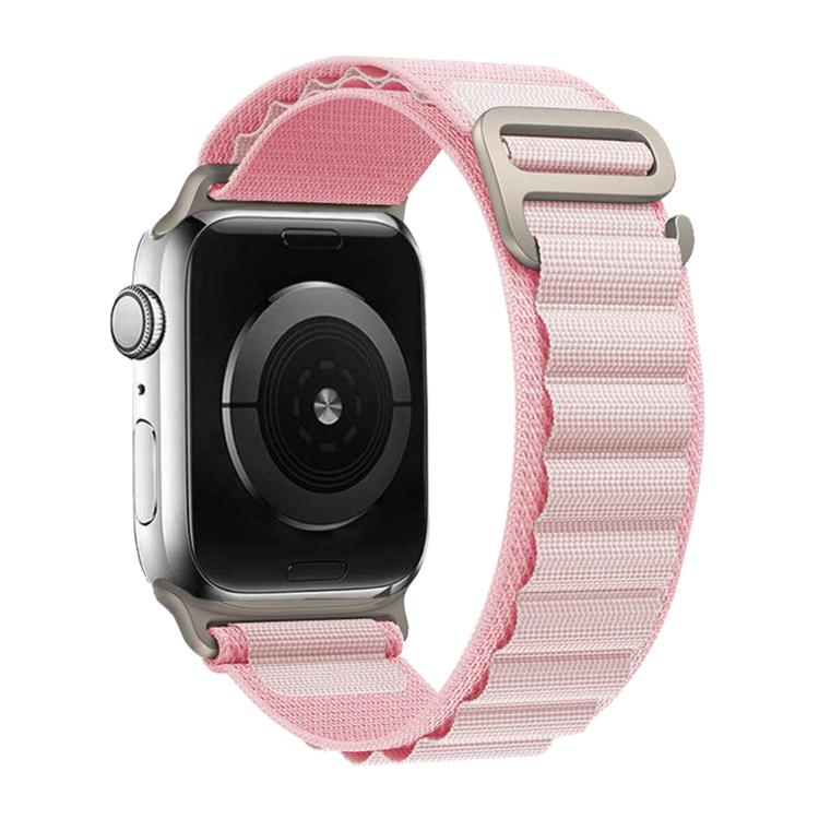 For Apple Watch Ultra 2 / 1 49mm Buckle Loop Nylon Watch Band with 3D Curved Film