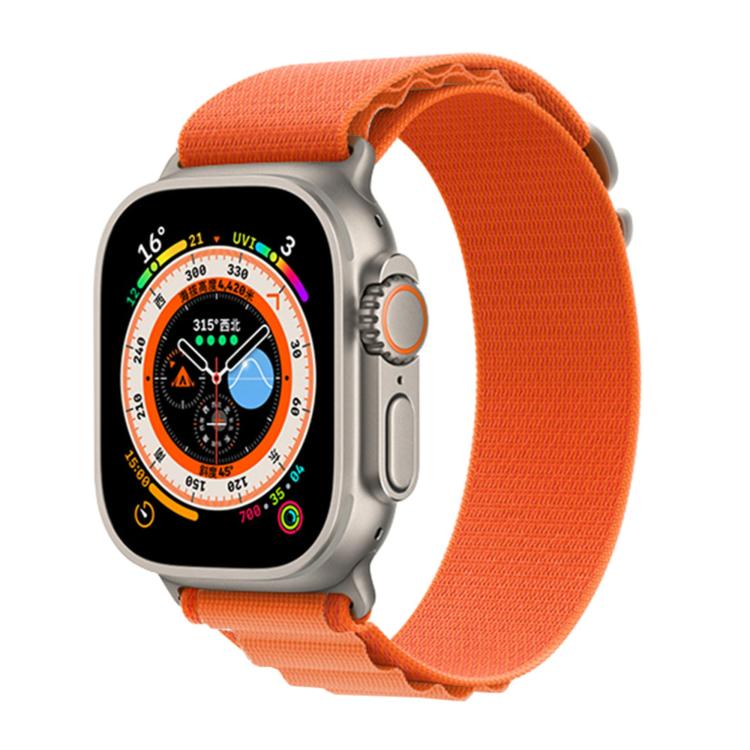 For Apple Watch Series 38mm Buckle Loop Nylon Watch Band with 3D Curved Film