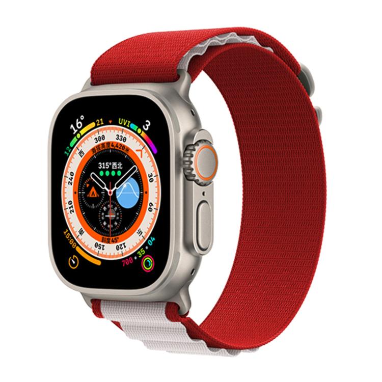For Apple Watch Series 38mm Buckle Loop Nylon Watch Band with 3D Curved Film