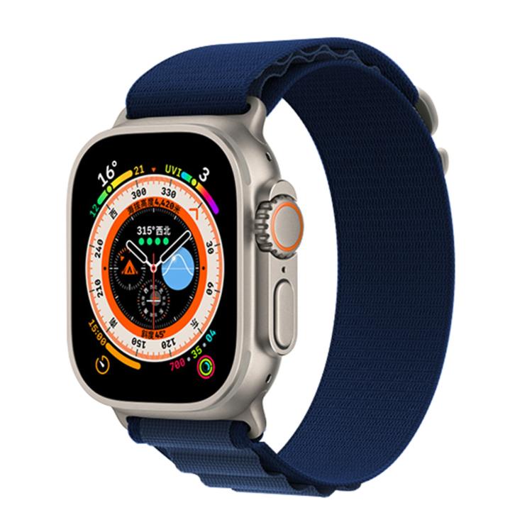 For Apple Watch Series 38mm Buckle Loop Nylon Watch Band with 3D Curved Film