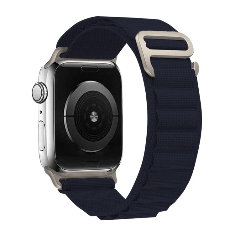 For Apple Watch Series 38mm Buckle Loop Nylon Watch Band with 3D Curved Film