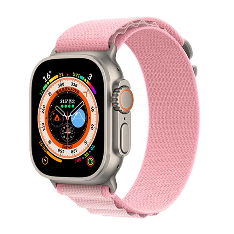 For Apple Watch Series 42mm Buckle Loop Nylon Watch Band with 3D Curved Film