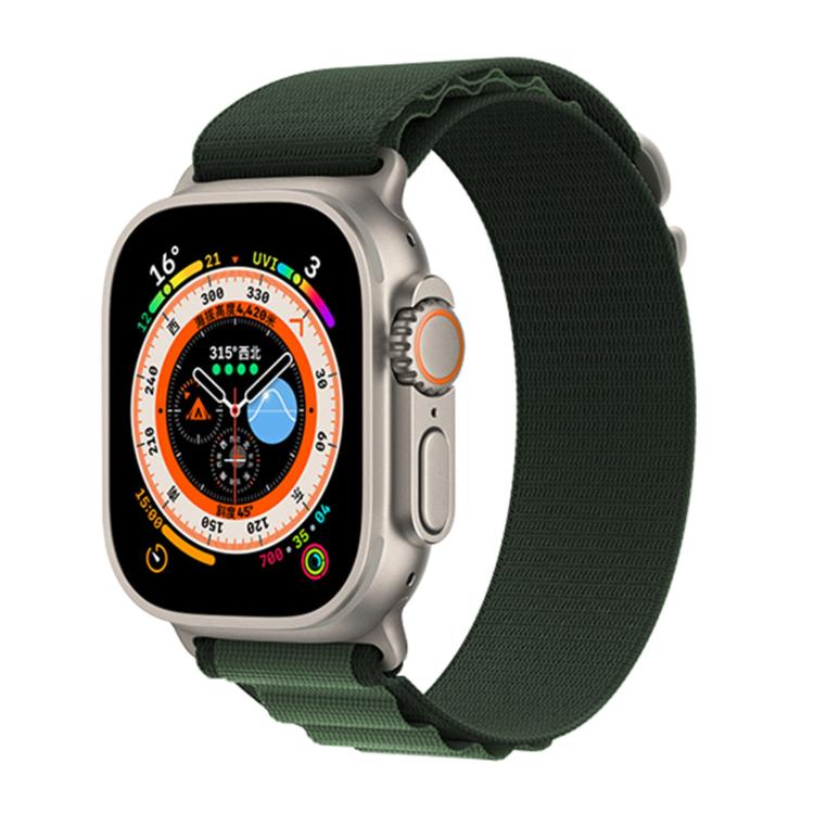 For Apple Watch Series 42mm Buckle Loop Nylon Watch Band with 3D Curved Film