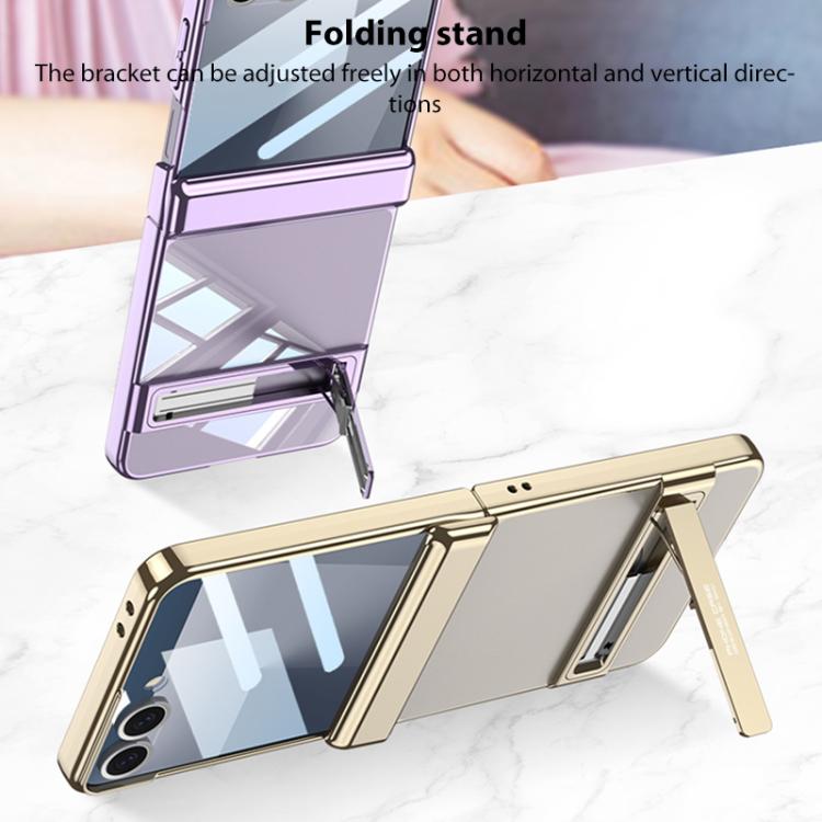 For Samsung Galaxy Z Flip7 5G GKK Integrated Triumph Phantom Magnetic Phone Case with Holder