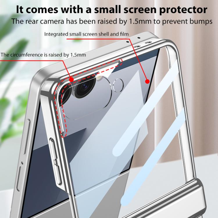 For Samsung Galaxy Z Flip7 5G GKK Integrated Triumph Phantom Magnetic Phone Case with Holder