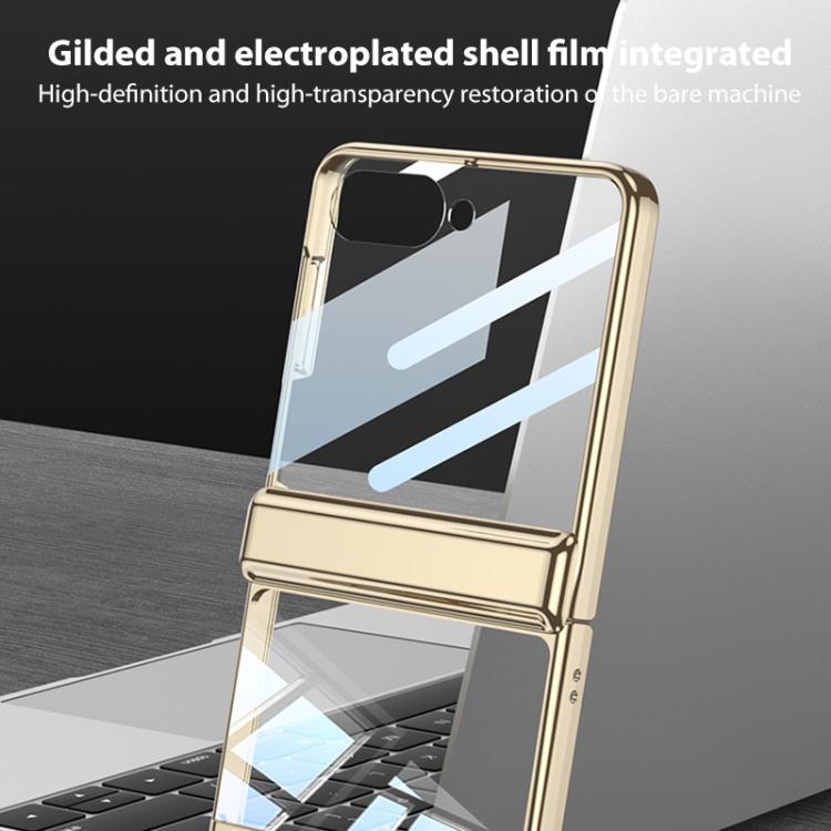 For Samsung Galaxy Z Flip7 5G GKK Integrated Triumph Phantom Magnetic Phone Case with Holder