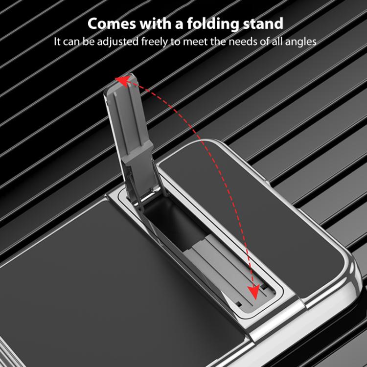 For Samsung Galaxy Z Flip7 5G GKK Integrated Triumph Phantom Magnetic Phone Case with Holder