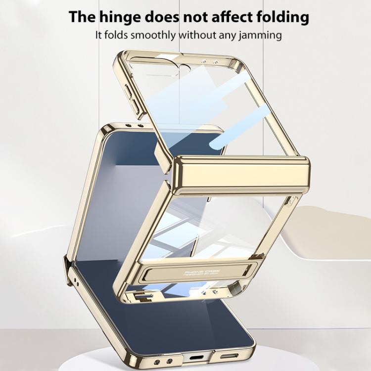 For Samsung Galaxy Z Flip7 5G GKK Integrated Triumph Phantom Magnetic Phone Case with Holder