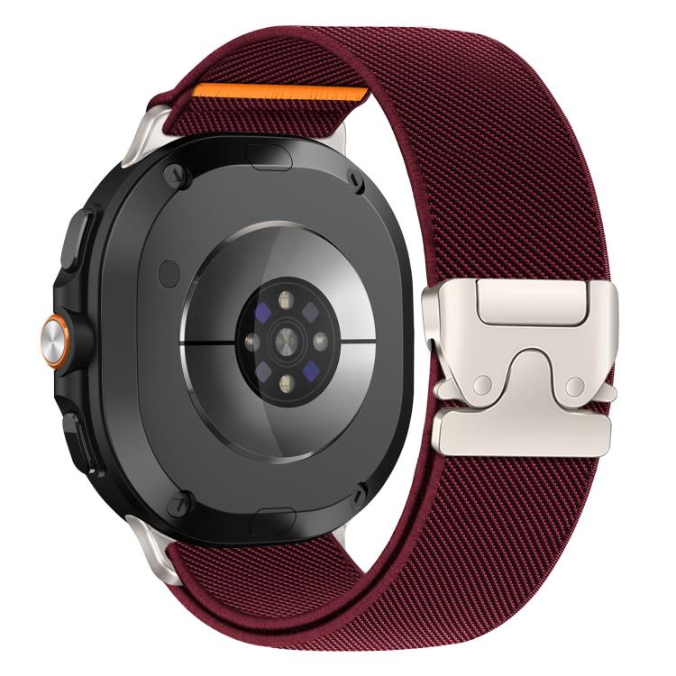 For Samsung Galaxy Watch8 / Watch8 Classic xDfind Parachute Buckle Stretch Nylon Watch Band