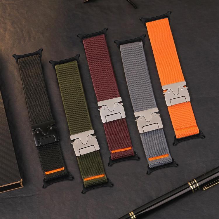 For Samsung Galaxy Watch8 / Watch8 Classic xDfind Parachute Buckle Stretch Nylon Watch Band