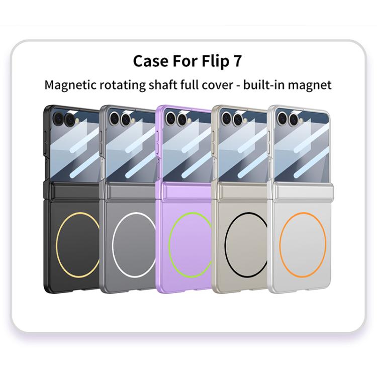 For Samsung Galaxy Z Flip7 5G GKK Integrated MagSafe Magnetic Full Coverage Phone Case