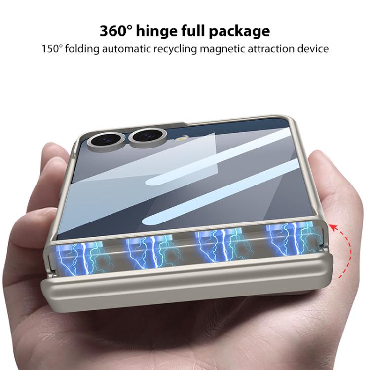 For Samsung Galaxy Z Flip7 5G GKK Integrated MagSafe Magnetic Full Coverage Phone Case