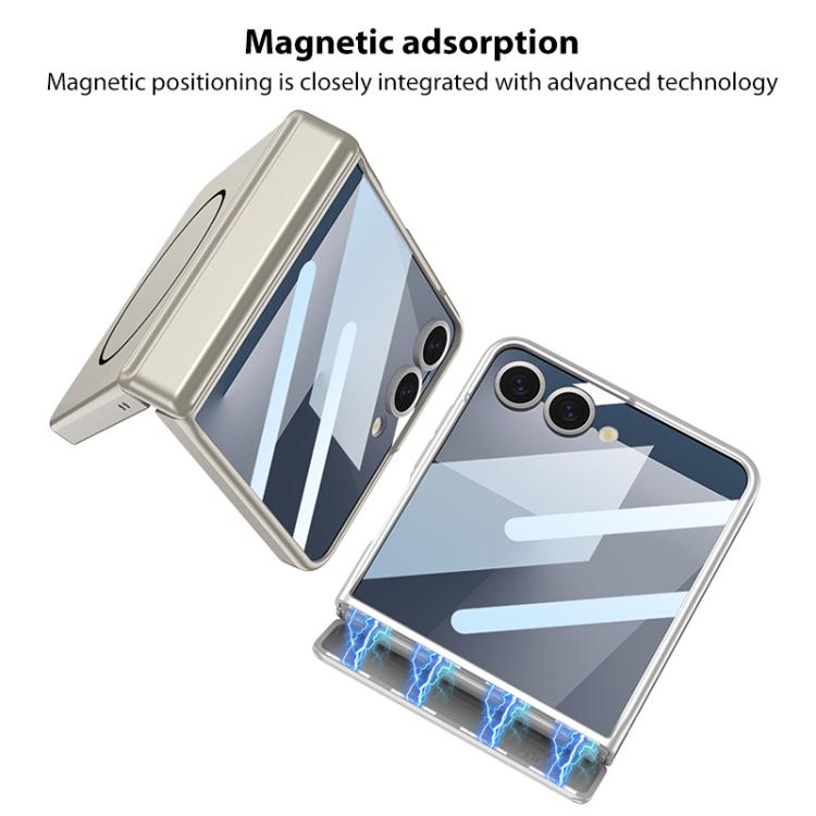 For Samsung Galaxy Z Flip7 5G GKK Integrated MagSafe Magnetic Full Coverage Phone Case