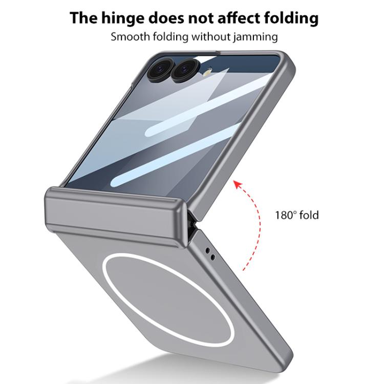 For Samsung Galaxy Z Flip7 5G GKK Integrated MagSafe Magnetic Full Coverage Phone Case