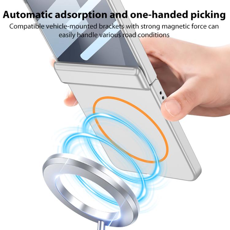 For Samsung Galaxy Z Flip7 5G GKK Integrated MagSafe Magnetic Full Coverage Phone Case