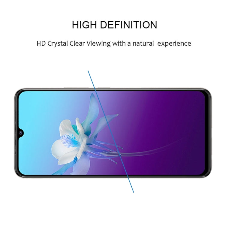 For Vivo V20 Full Glue Full Screen Tempered Glass Film