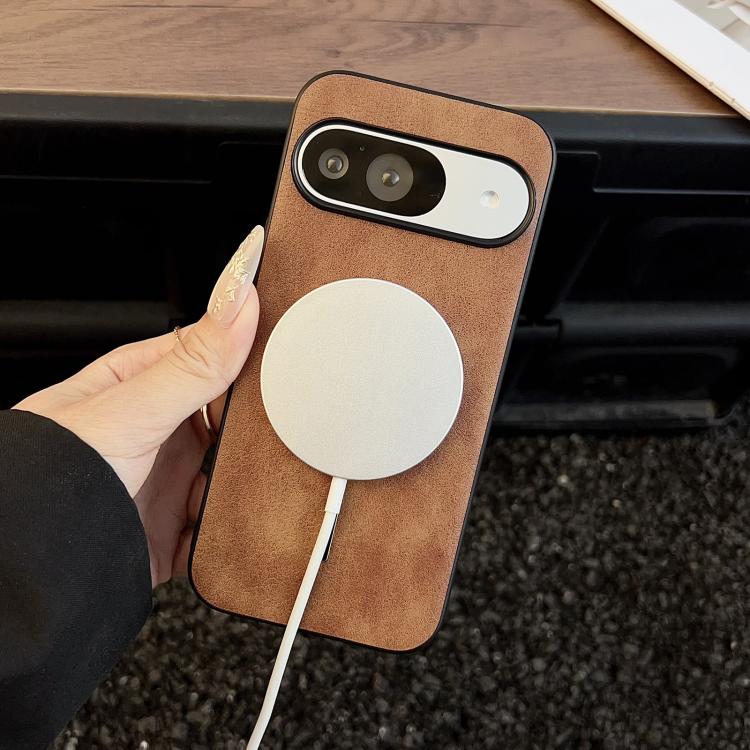 For Google Pixel 10 / 10 Pro Crazy Horse Texture MagSafe Phone Case