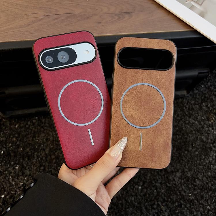 For Google Pixel 10 / 10 Pro Crazy Horse Texture MagSafe Phone Case