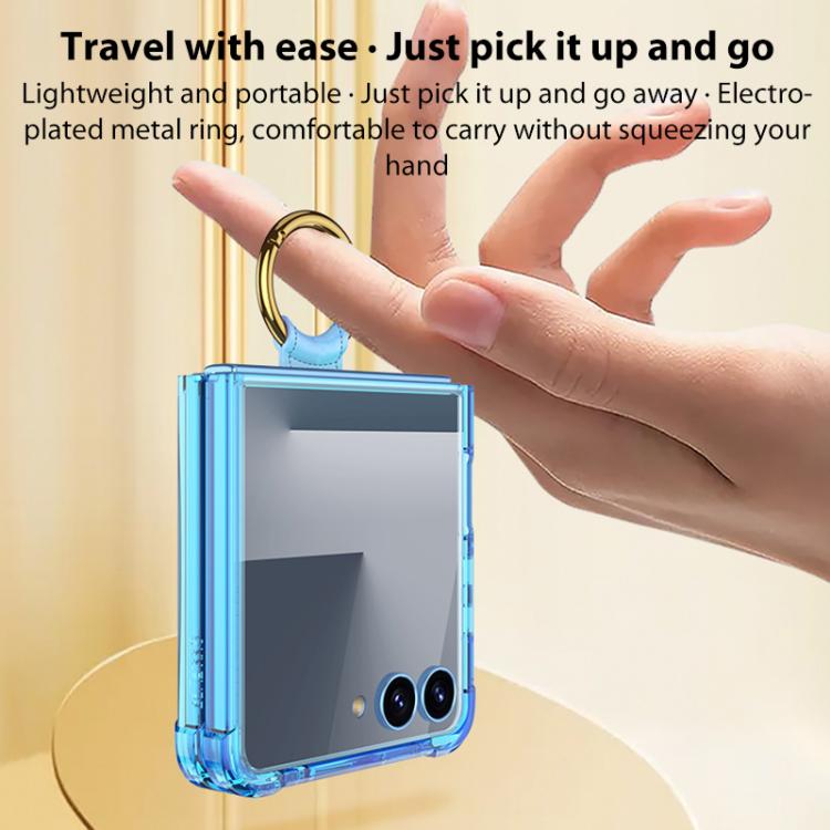 For Samsung Galaxy Z Flip7 5G GKK Airbag Phone Case with Ring