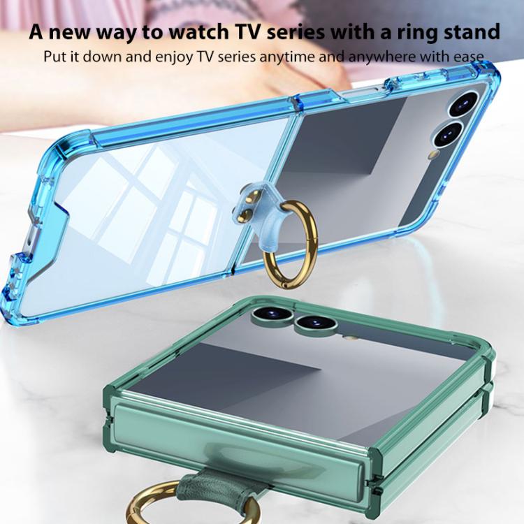 For Samsung Galaxy Z Flip7 5G GKK Airbag Phone Case with Ring
