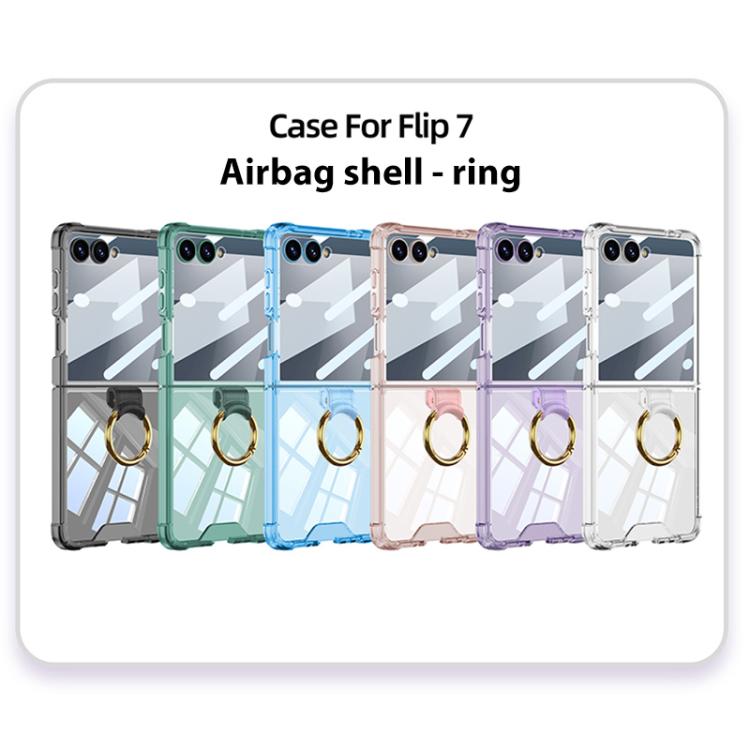 For Samsung Galaxy Z Flip7 5G GKK Airbag Phone Case with Ring